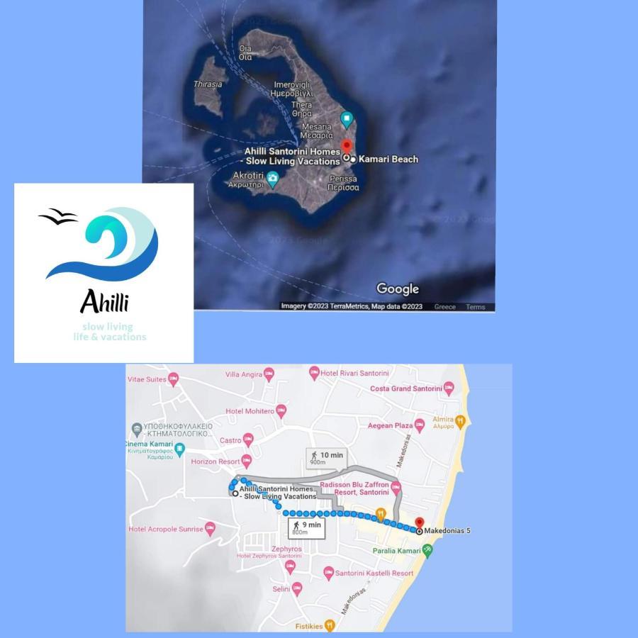 Aerno Home & Azul Ηοme - Ahilli Slow Living Kamari  Bagian luar foto